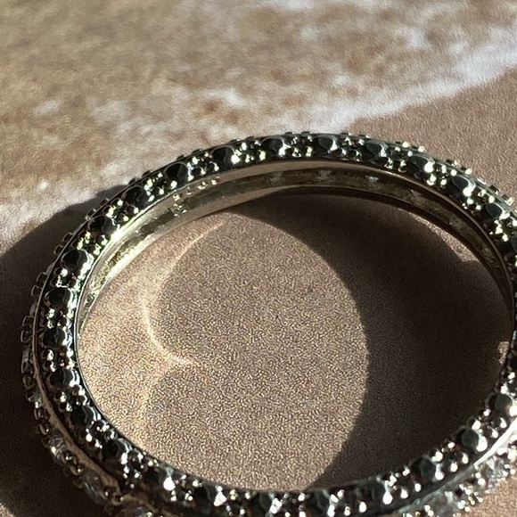 Sterling silver double ring set 💍✨💙 - Picture 6 of 9